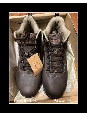 Weatherproof Men's Jackson Hiker Boots Shoes Brown Size 11M New In Box